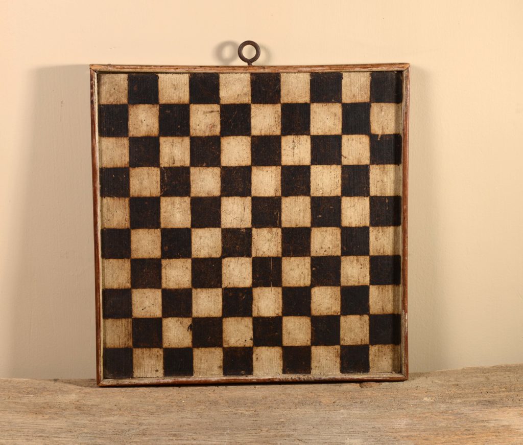 checkerboard - ca 1900 - original paint - north of Holland